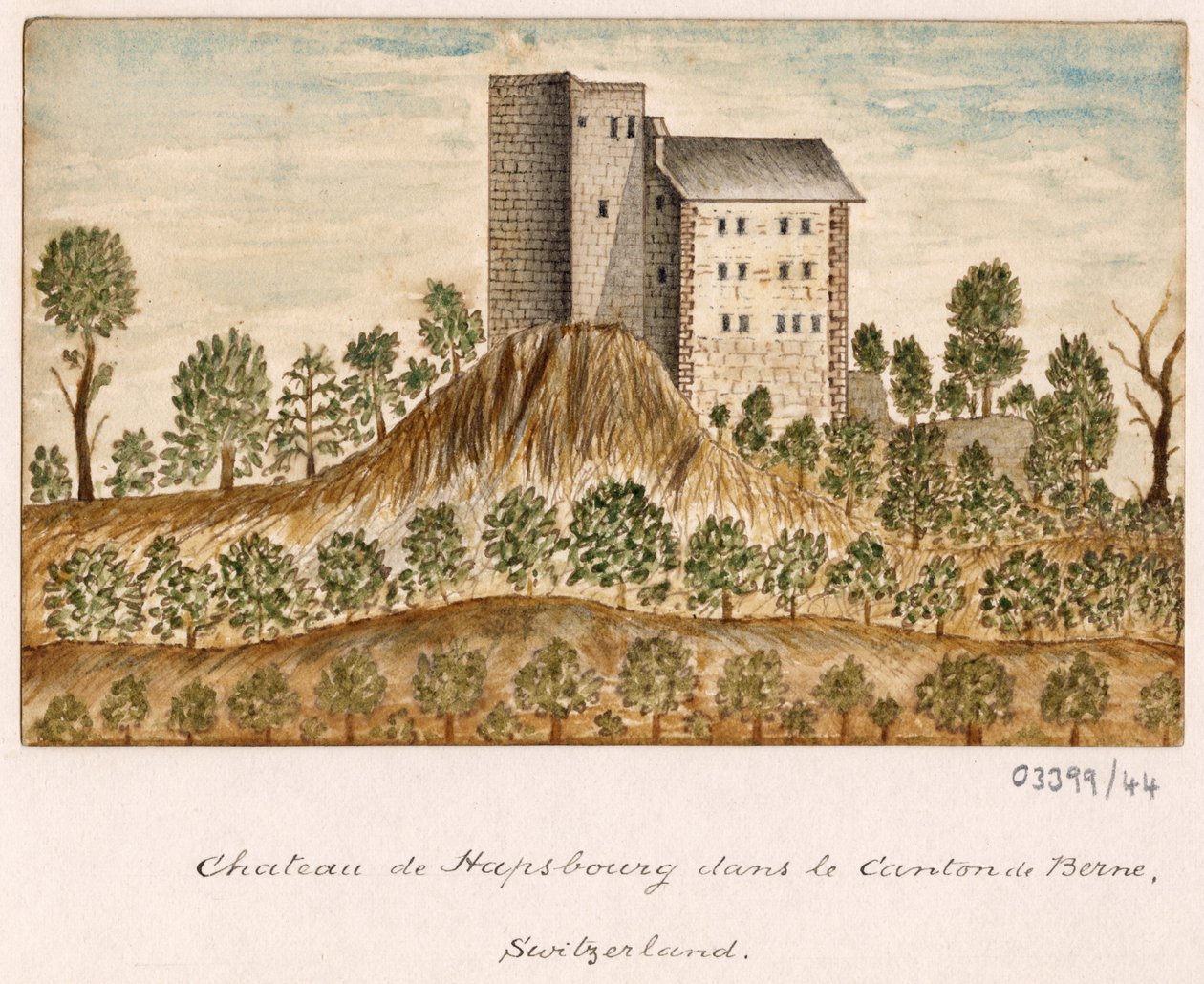 En serie skisser, utsikter i Storbritannia, kontinentet og Amerika 1772-1778 (akvarell) av British School