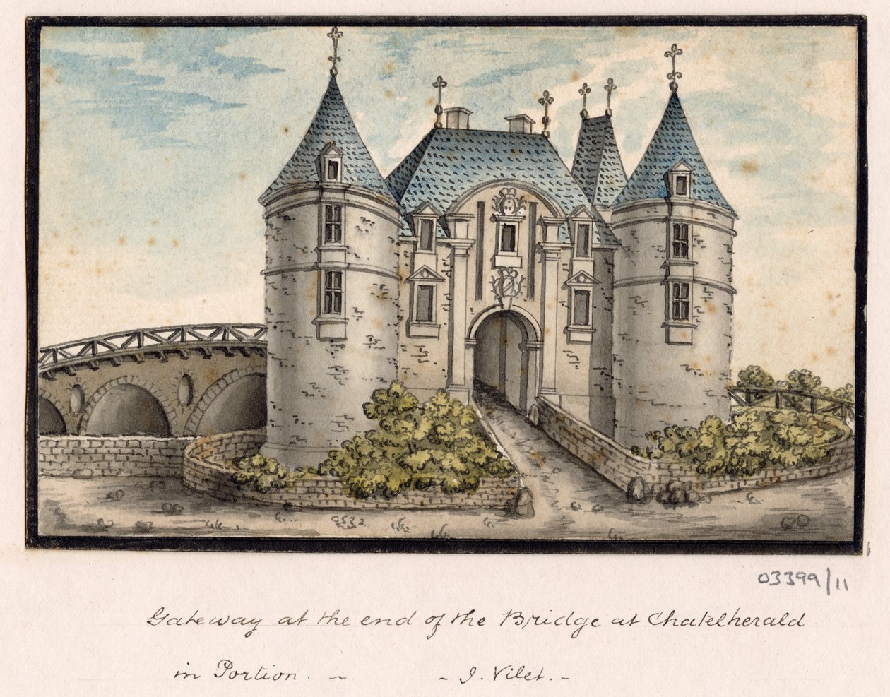 En serie skisser, utsikter i Storbritannia, kontinentet og Amerika 1772-1778 (akvarell) av British School