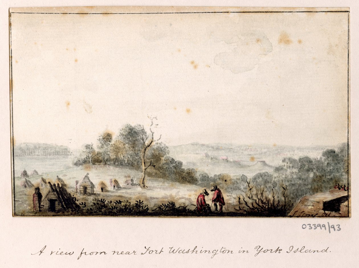 En serie skisser, utsikter i Storbritannia, kontinentet og Amerika 1772-1778 (akvarell) av British School