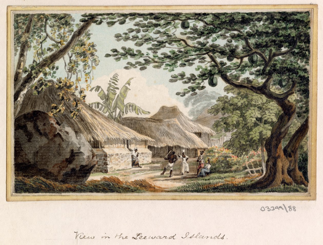 En serie skisser, utsikter i Storbritannia, kontinentet og Amerika 1772-1778 (akvarell) av British School