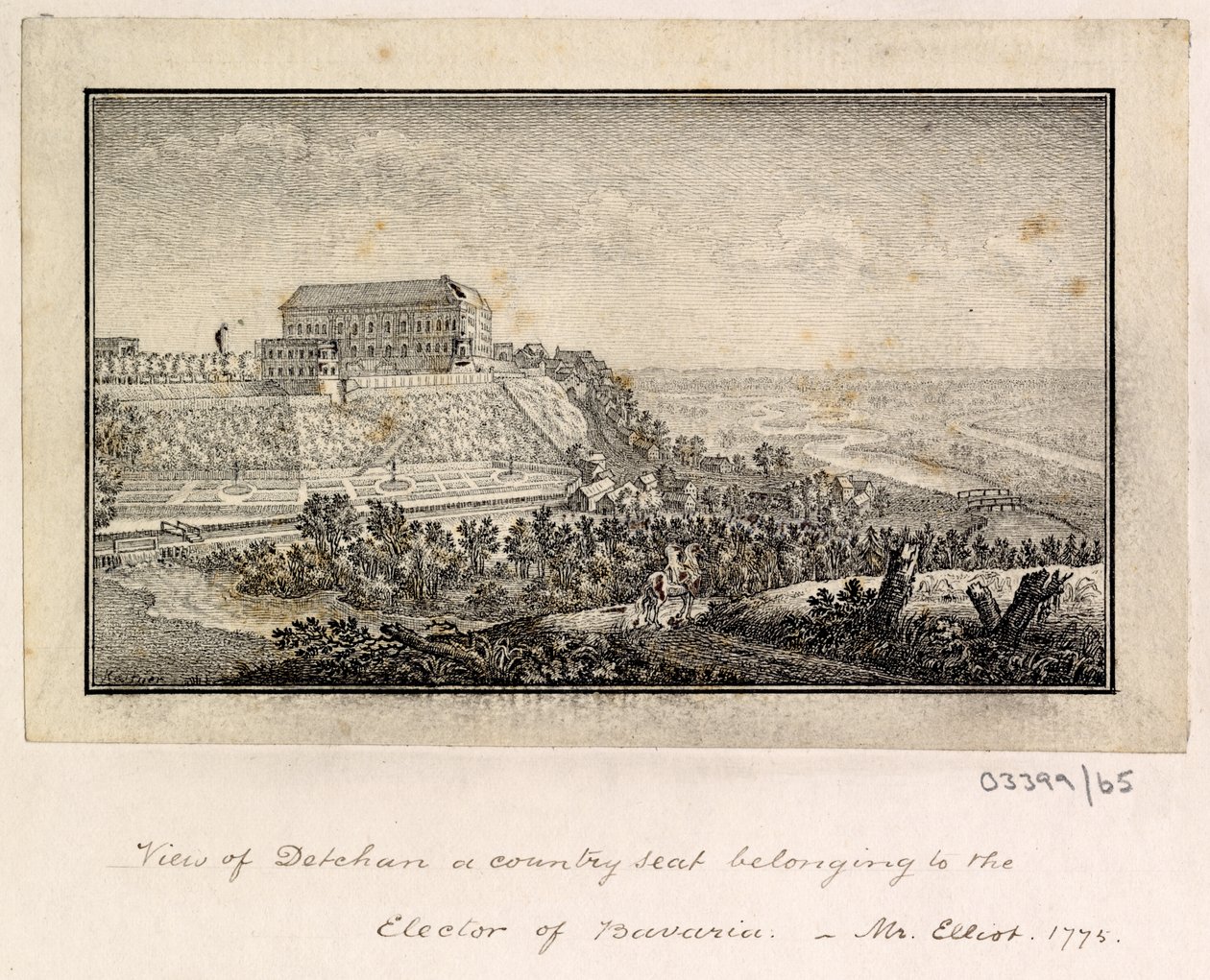 En serie skisser, utsikter i Storbritannia, kontinentet og Amerika 1772-1778 (tegning) av British School