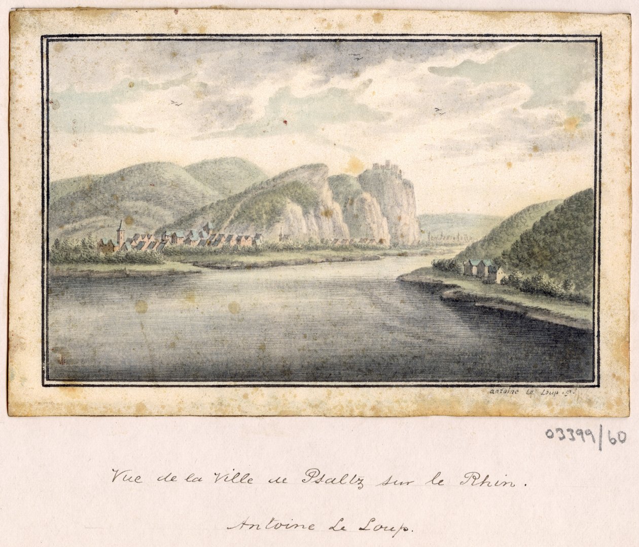 En serie skisser, utsikter i Storbritannia, kontinentet og Amerika 1772-1778 (akvarell) av British School