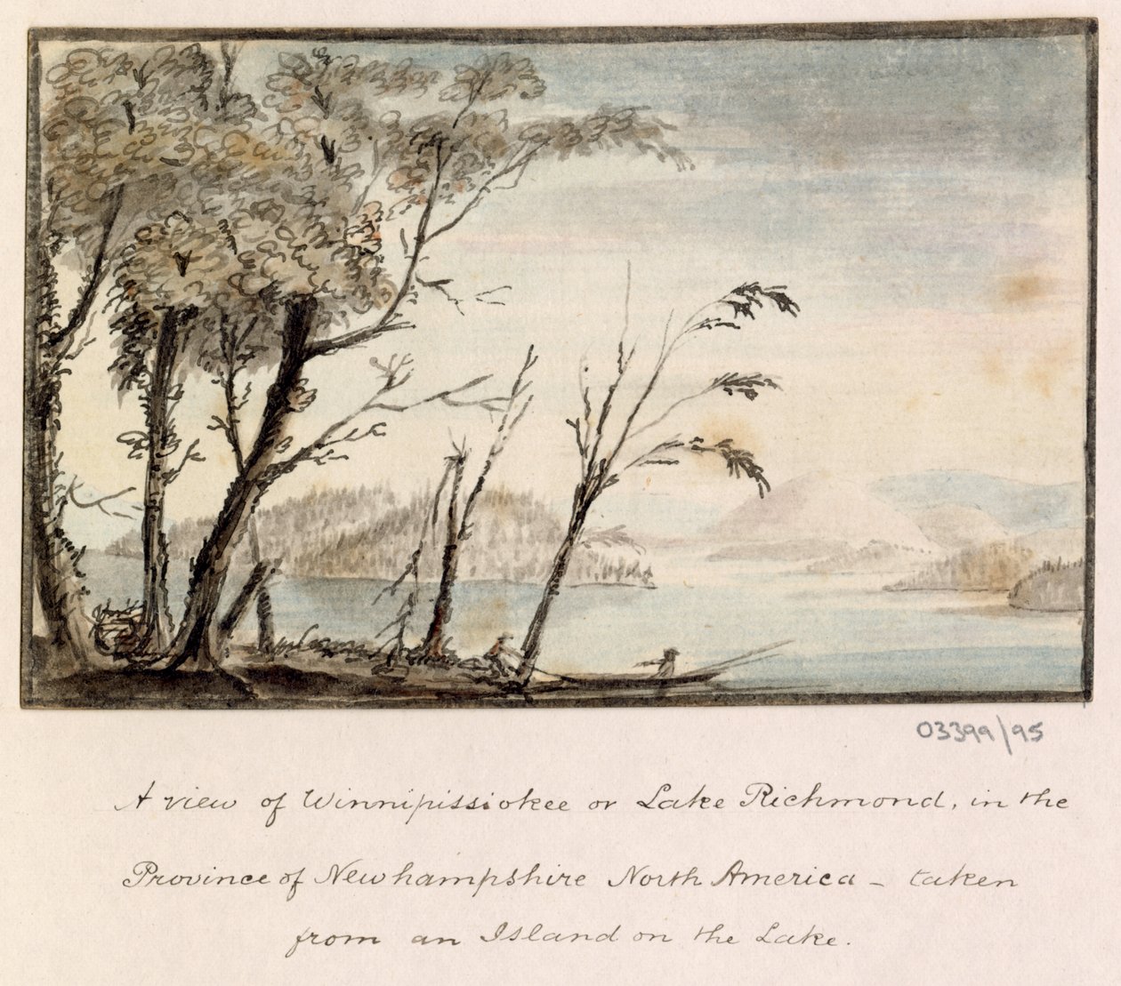 En serie skisser, utsikter i Storbritannia, kontinentet og Amerika 1772-1778 (akvarell) av British School