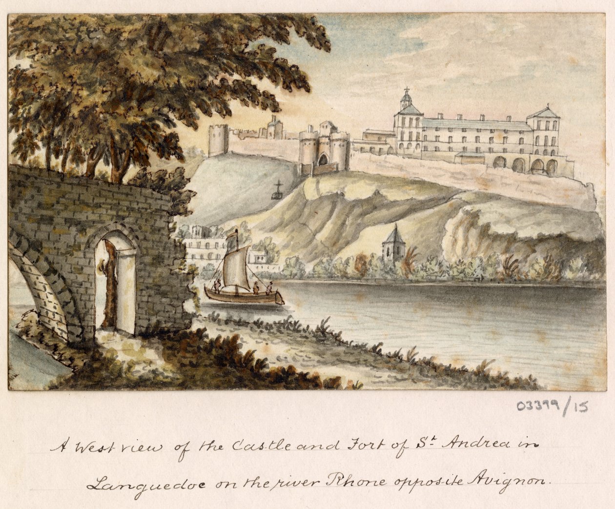 En serie skisser, utsikter i Storbritannia, kontinentet og Amerika 1772-1778 (akvarell) av British School