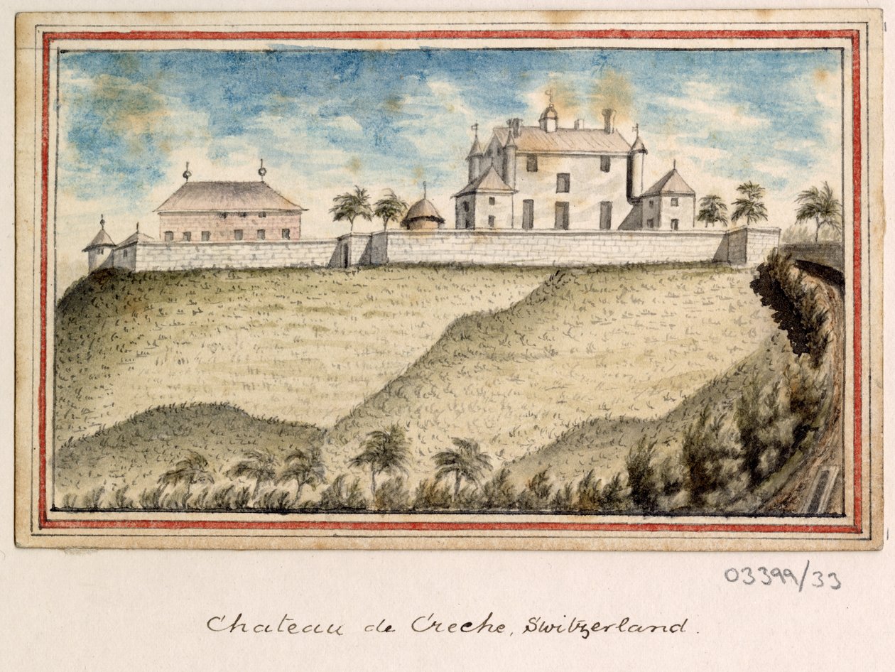 En serie skisser, utsikter i Storbritannia, kontinentet og Amerika 1772-1778 (akvarell) av British School
