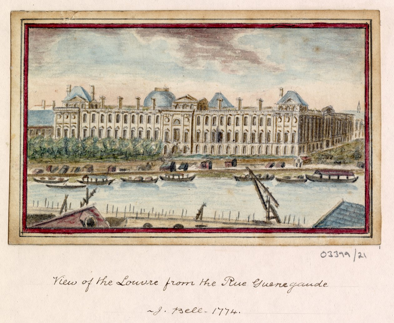 En serie skisser, utsikter i Storbritannia, kontinentet og Amerika 1772-1778 (akvarell) av British School