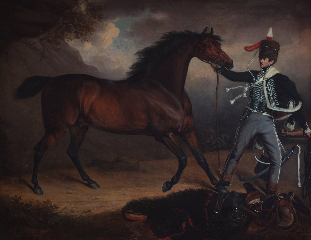 Boots And Saddle, ca. 1812 (Olje på lerret) av British School