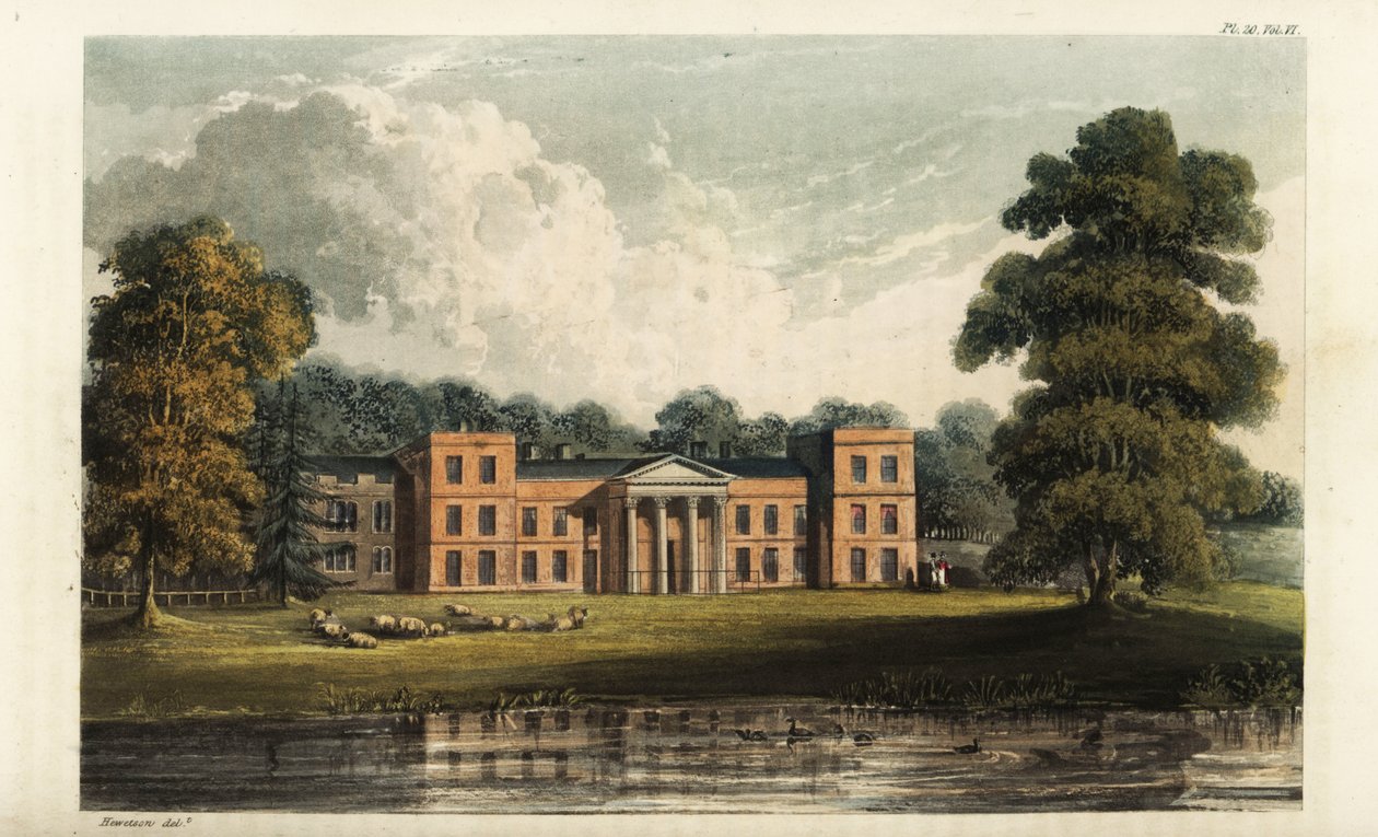 Clumber Park, Nottinghamshire, sete for hertugen av Newcastle av British School