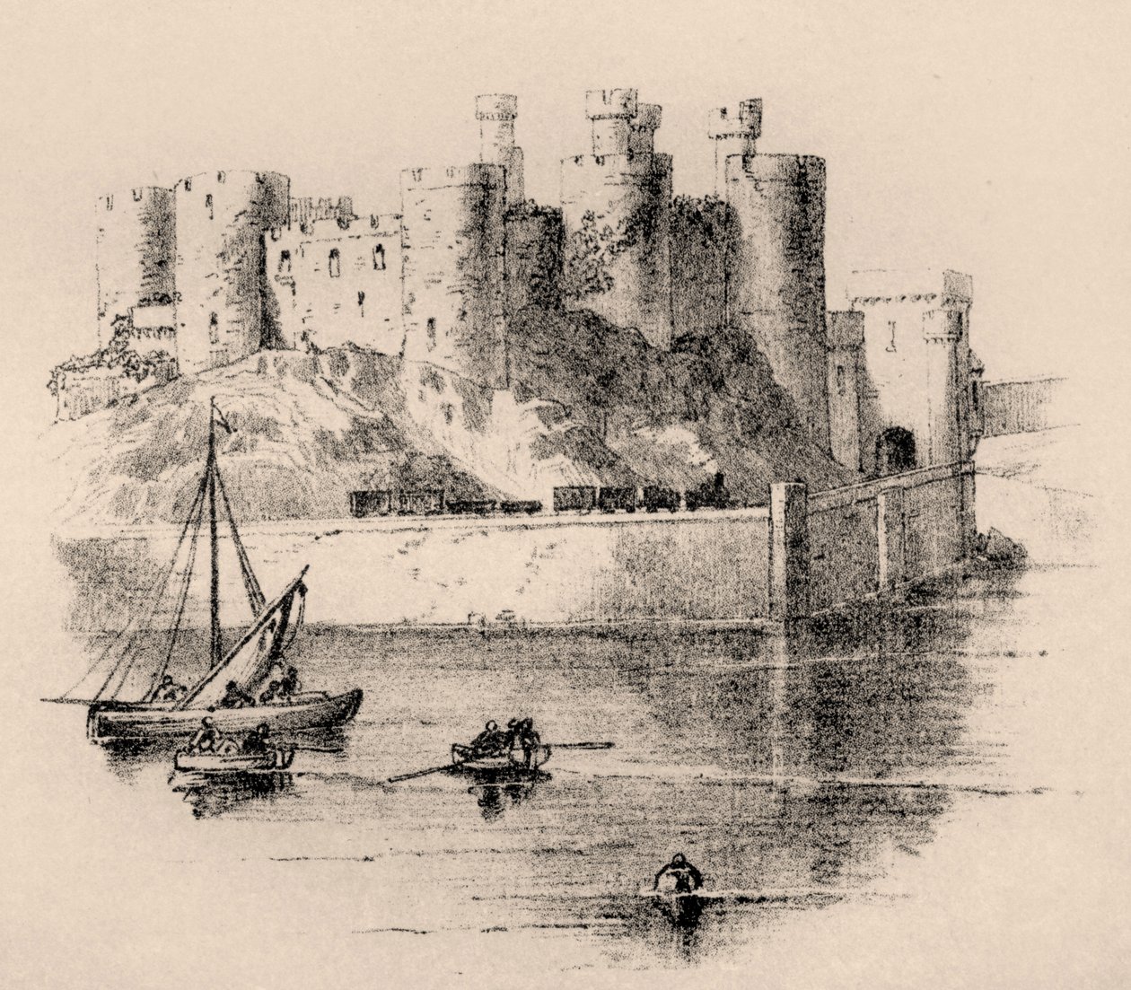 Conwy Castle av British School