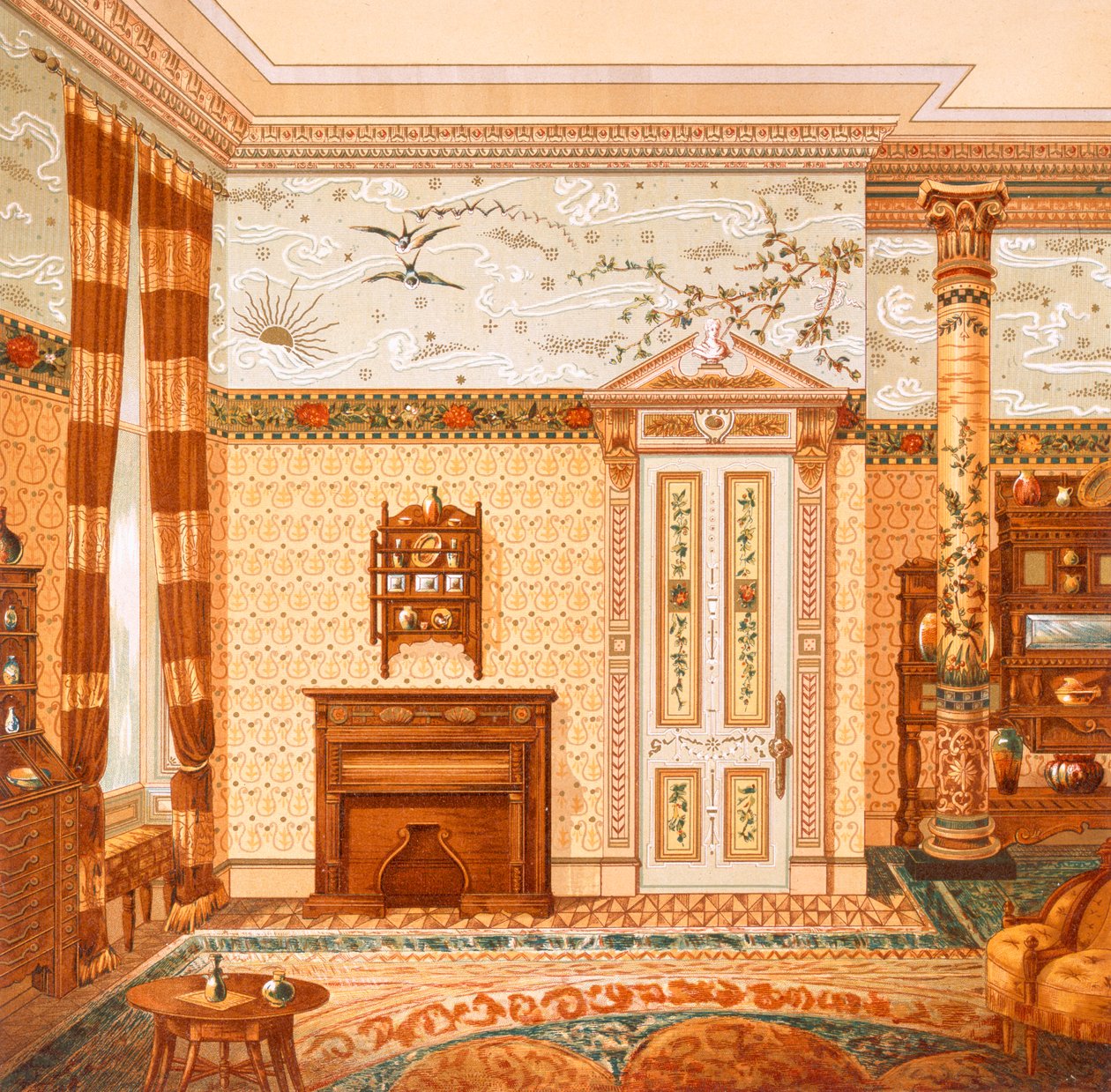 Design for et estetisk interiør, fra 