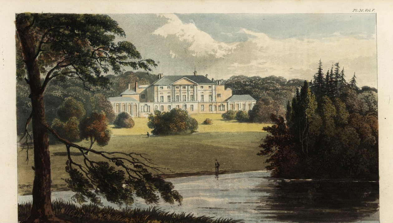 Enmore Castle, Somerset, setet til den tredje jarlen av Egmont av British School