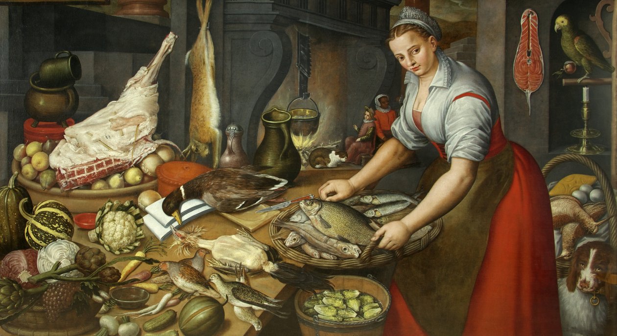 Full Larder, ca.1700 av British School