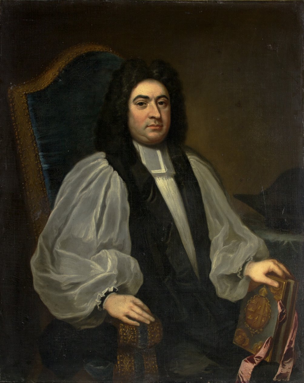 George Smallbridge, 22. biskop av Bristol, ca. 1715-19 (olje på lerret) av British School