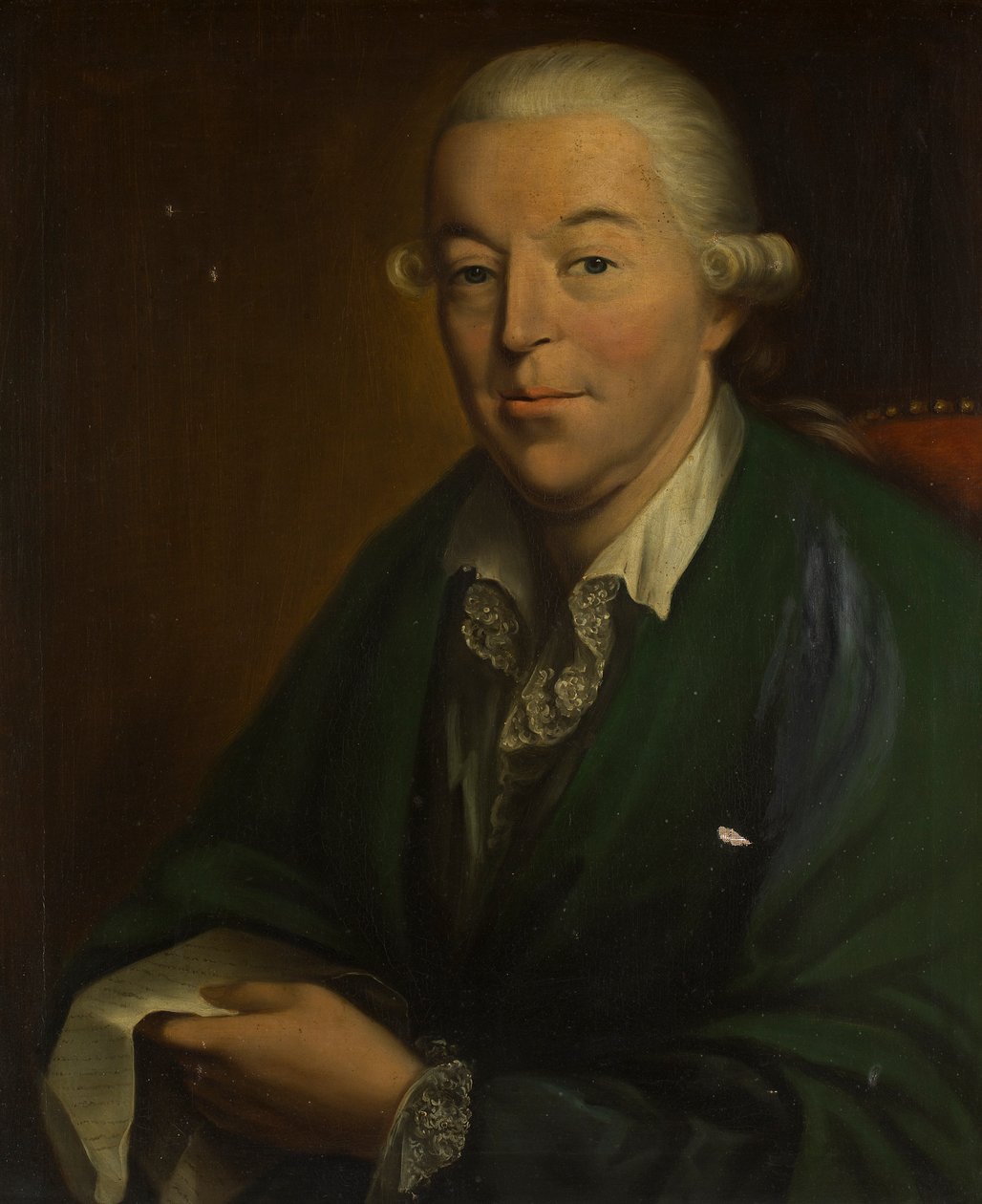 Halvlengde portrett av Charles Hay av Hannes (olje på lerret) av British School