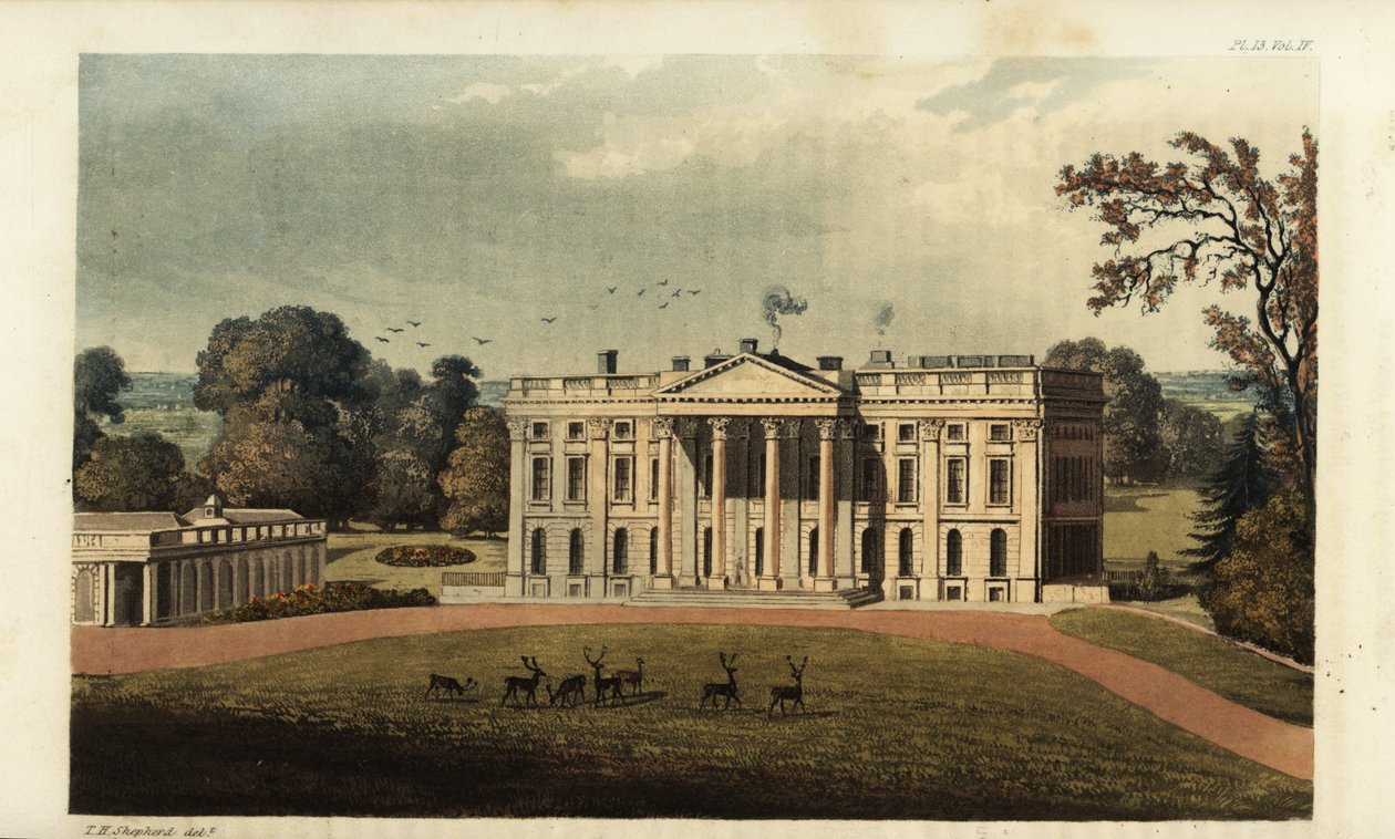 Mount Edgcumbe, Cornwall, sete for Richard Edgcumbe av British School