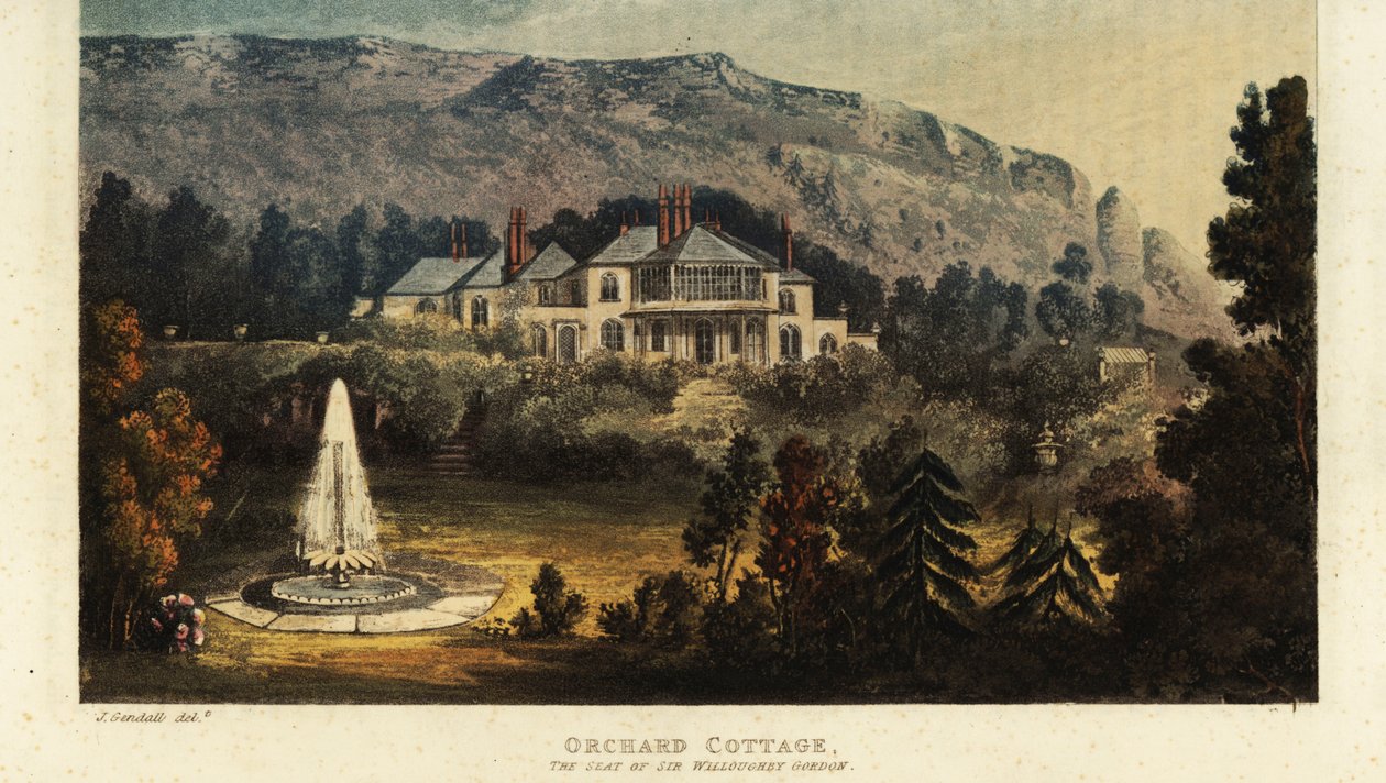 Orchard Cottage, Isle of Wight, setet til Sir Willoughby Gordo av British School