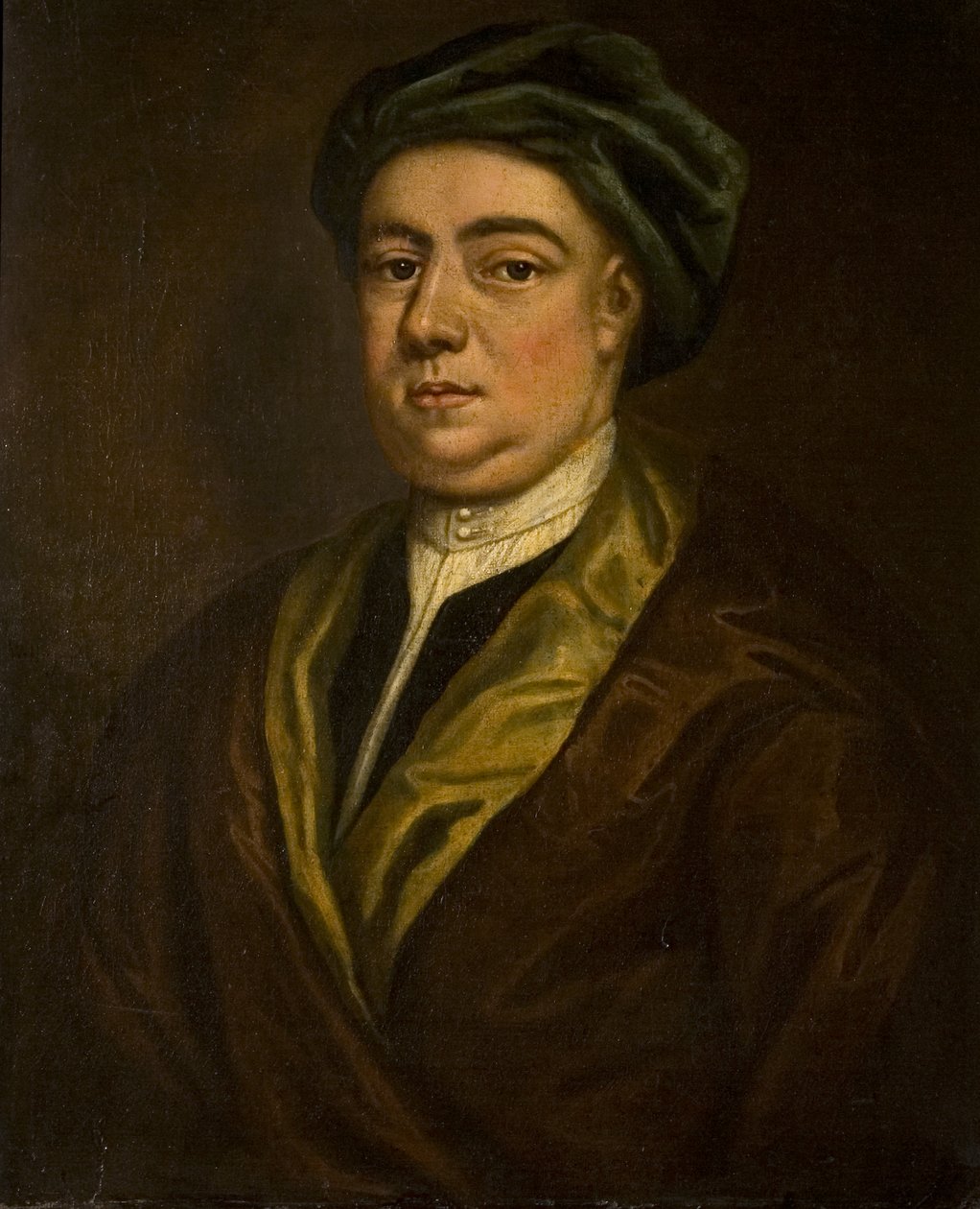 Portrett av en ukjent gentleman (en gang sagt å være et Hogarth-selvportrett), 1730-tallet av British School