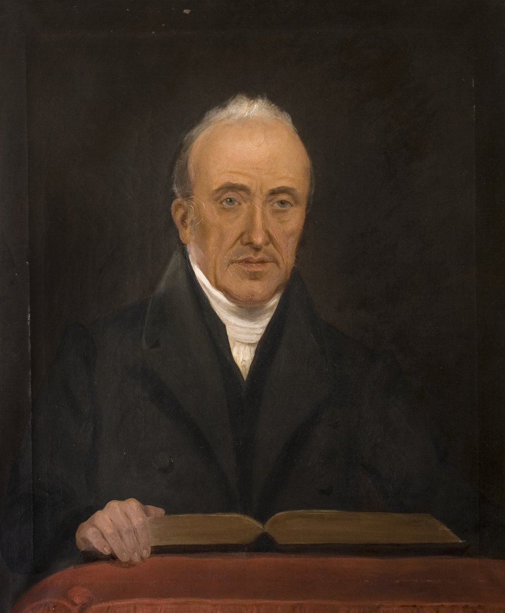 Pastor Francis Franklin (17981852), slutten av 1840-tallet (olje på lerret) av British School