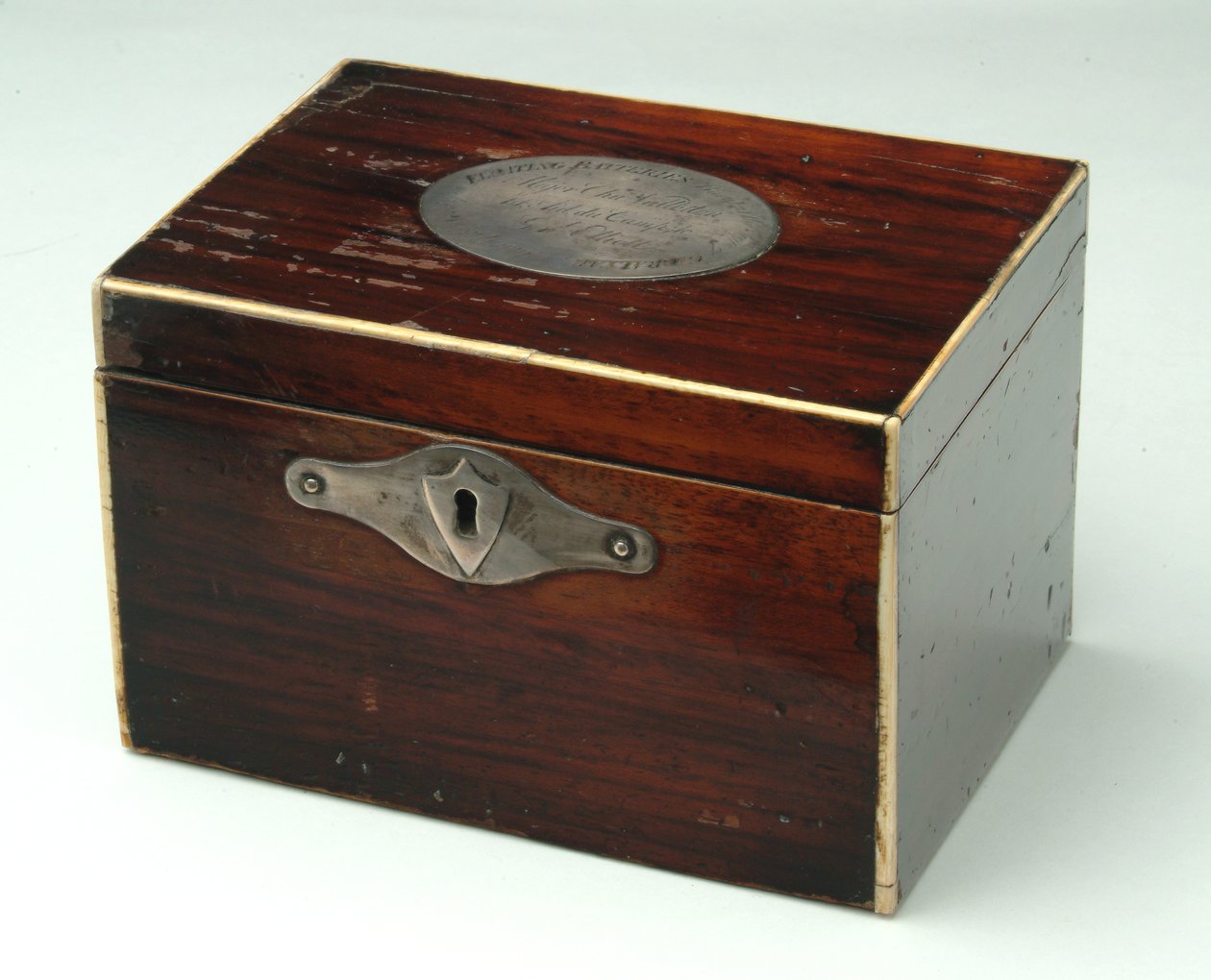 Tea caddy, 1783 ca av British School