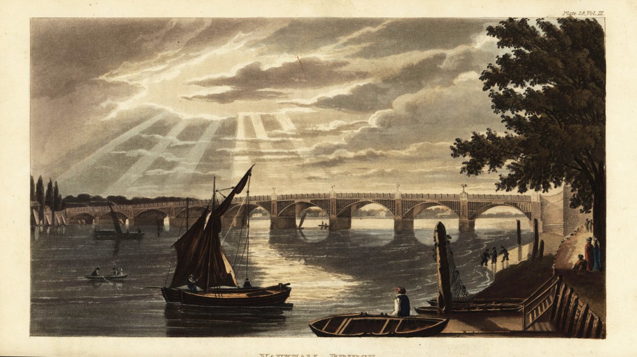 Vauxhall Bridge ved Themsen av British School