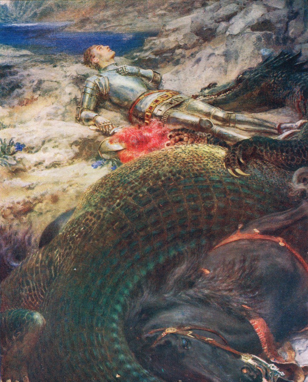 George and the Dragon, illustrasjon fra 