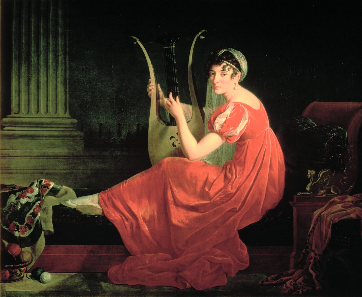 Portrett av en dame av Briton Riviere