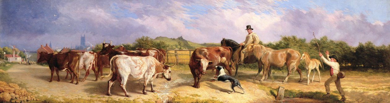 Veien til Gloucester Fair av Briton Riviere