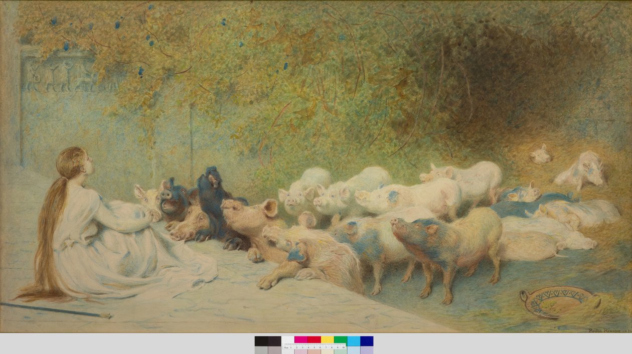 Kirke og Ulysses#39; venner av Briton Riviere