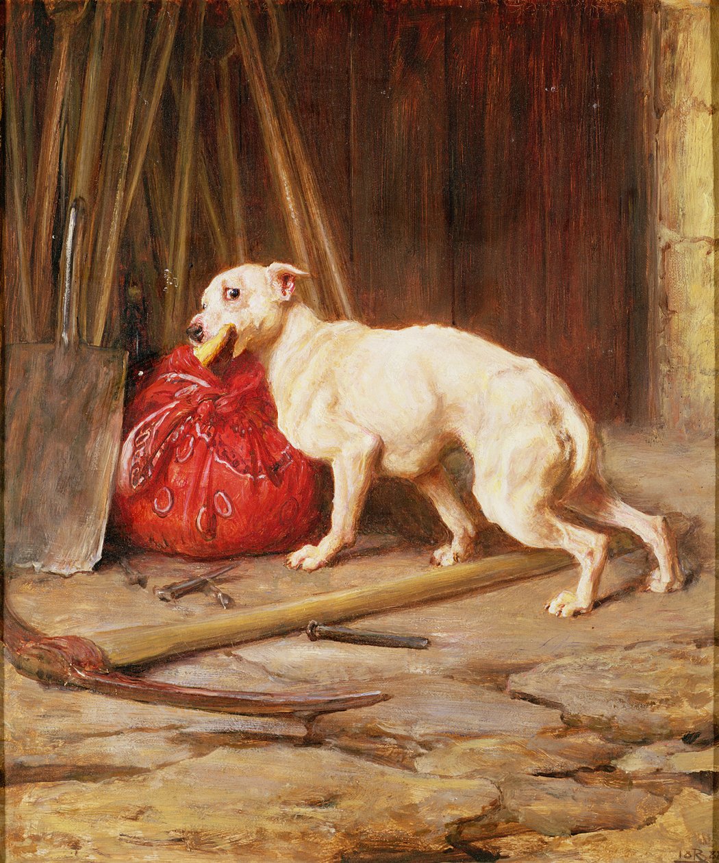 Småtyveri, 1888 av Briton Riviere