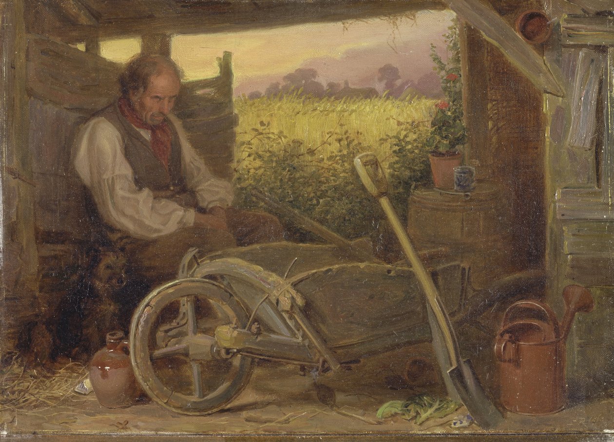 Den gamle gartneren av Briton Riviere