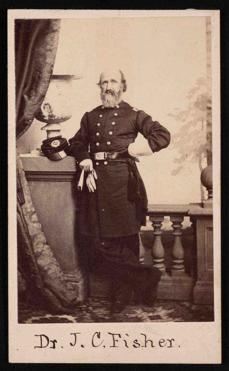 Portrett av Dr. James C. Fisher, 1863. av Broadbent and Co