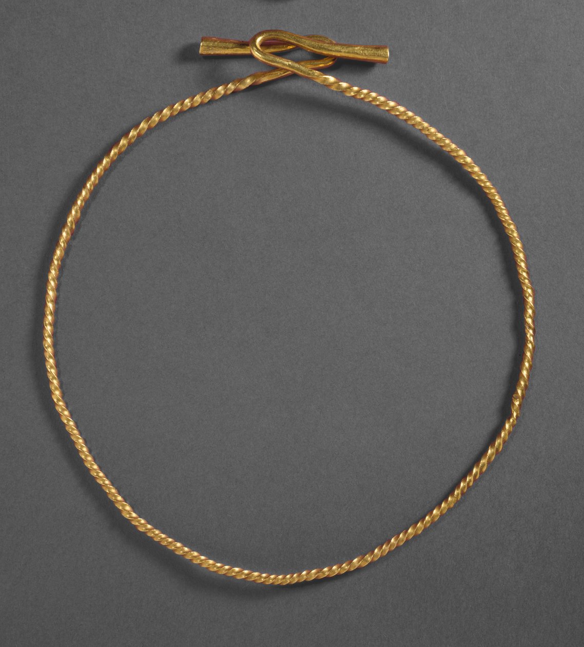 Halskjede fra Fresn-la-Mere, Frankrike, gull fra bronsealder av Bronze Age