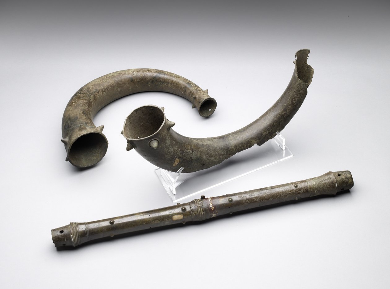 Trompetrør kobberlegering av Bronze Age