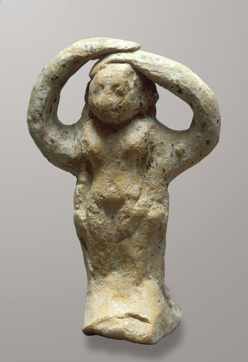 Figur av en sørgende, fra Azor, Israel (leire) av Bronze Age