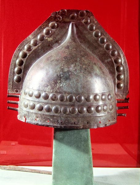 Hjelm, 1000 f.Kr. (metall) av Bronze Age