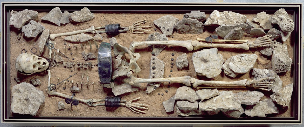 Rikt begavet kvinnegrav fra Molzbach bei Huenfeld av Bronze Age