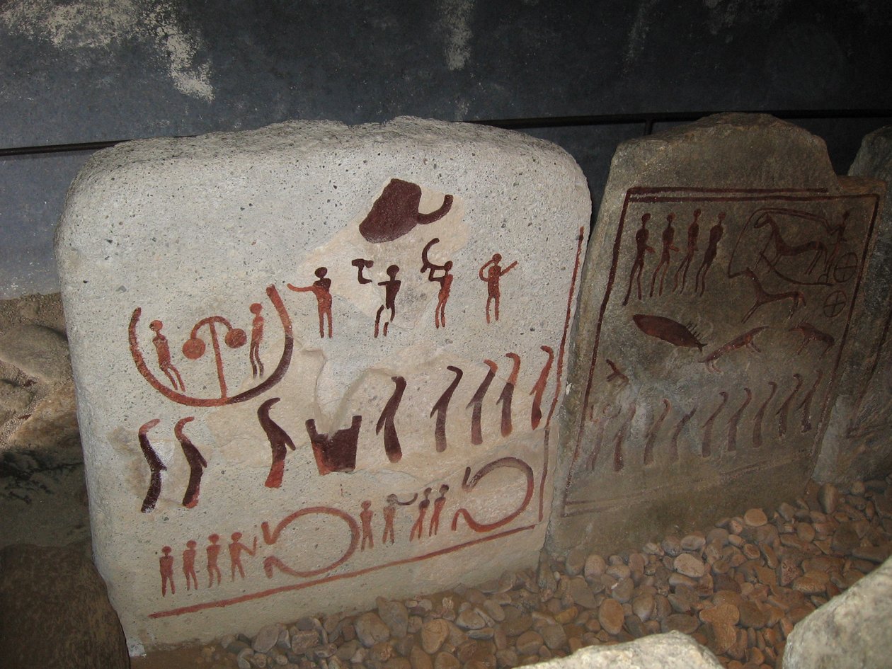 Kongens grav ved Kivik Kungagraven, 1 Halvparten av det 2. årtusen f.Kr. av Bronze Age culture