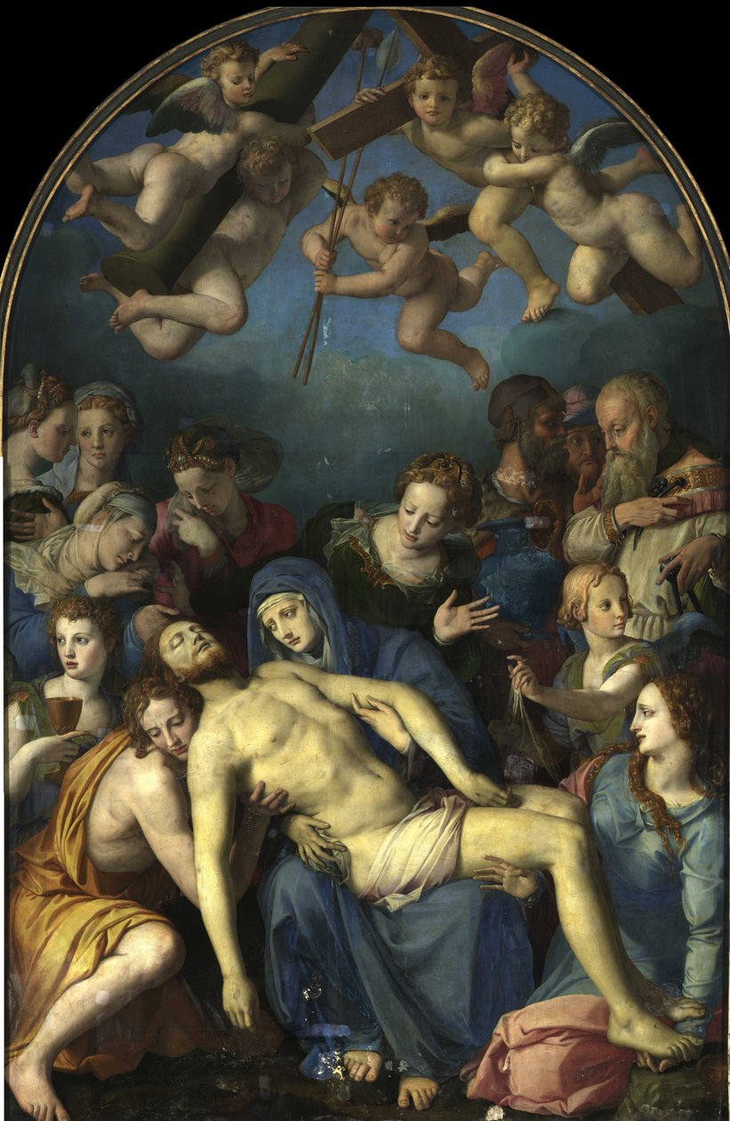 Avsetning av Kristus av Agnolo Bronzino
