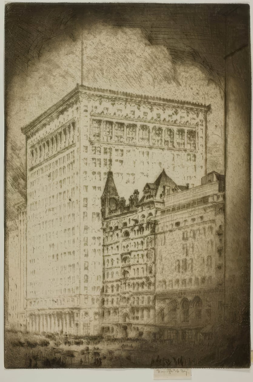 Chicago - 1880 - 1910 av Bror Julius Olsson Nordfeldt