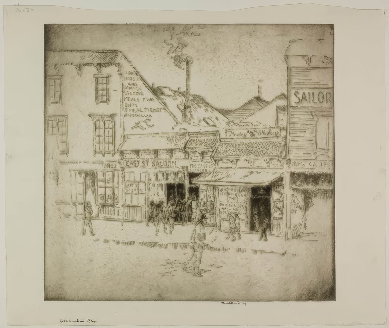 Forecastle Bar av Bror Julius Olsson Nordfeldt