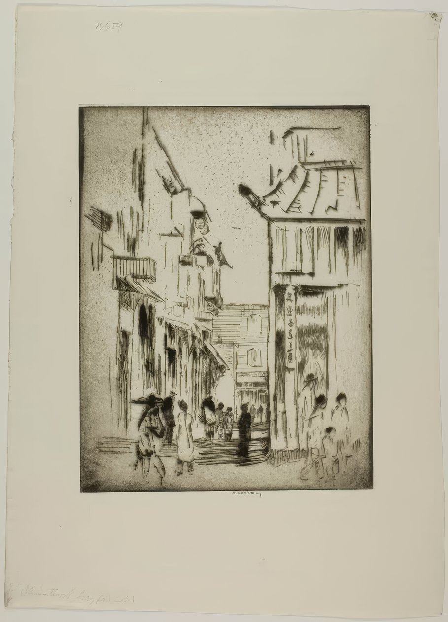 San Francisco – Chinatown av Bror Julius Olsson Nordfeldt