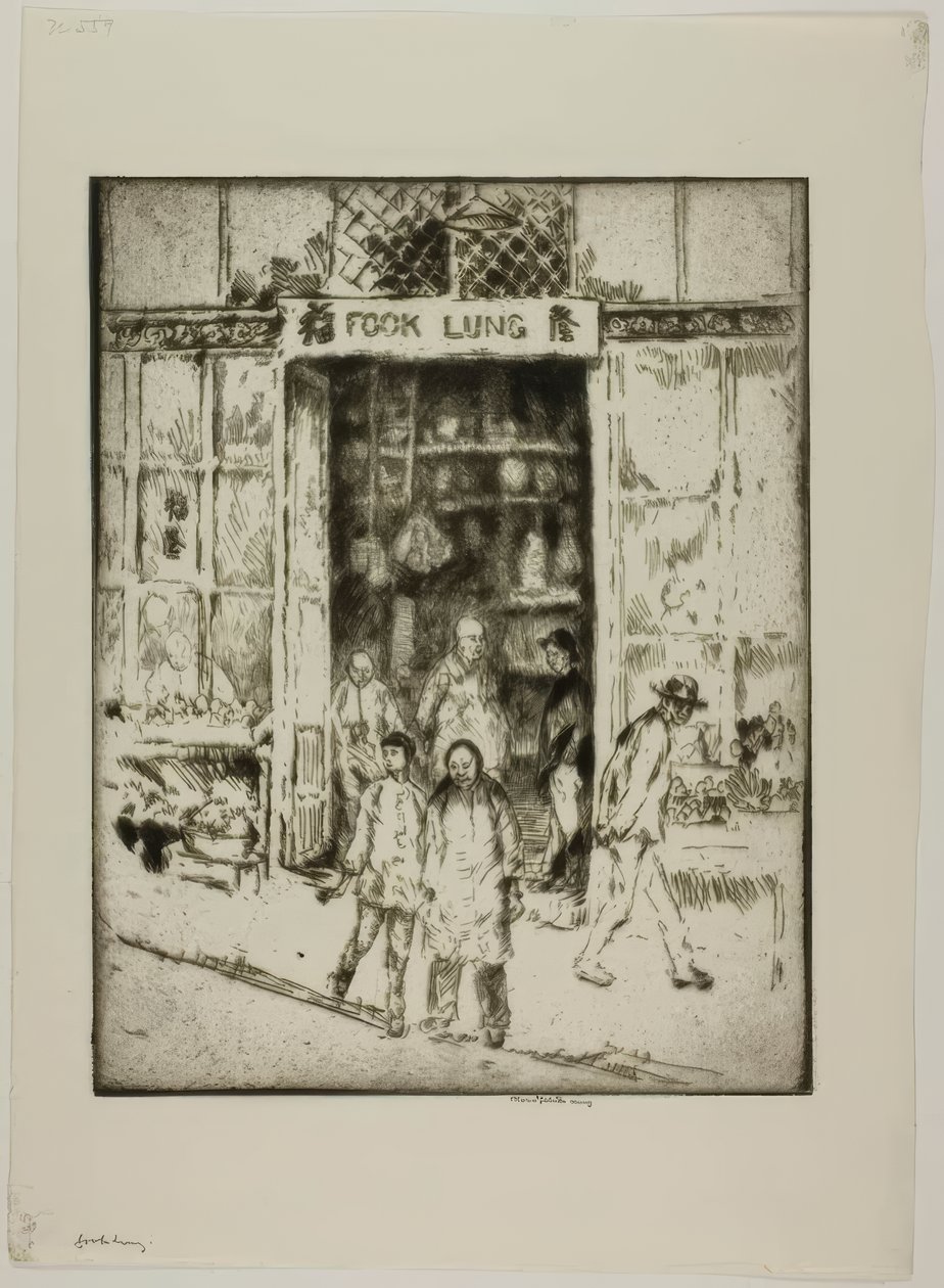 San Francisco – Fook Lung av Bror Julius Olsson Nordfeldt