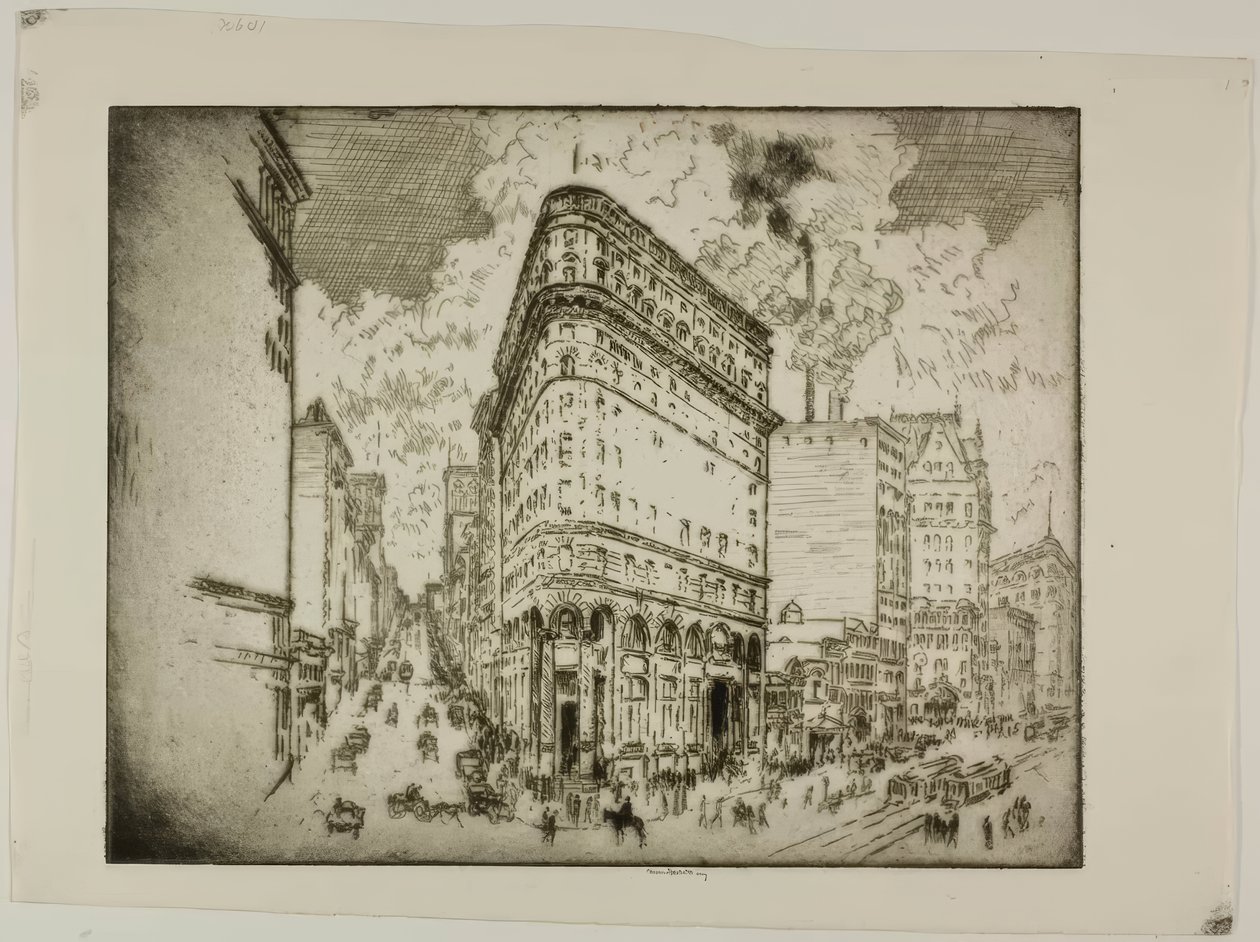 San Francisco - Ridende politimann av Bror Julius Olsson Nordfeldt