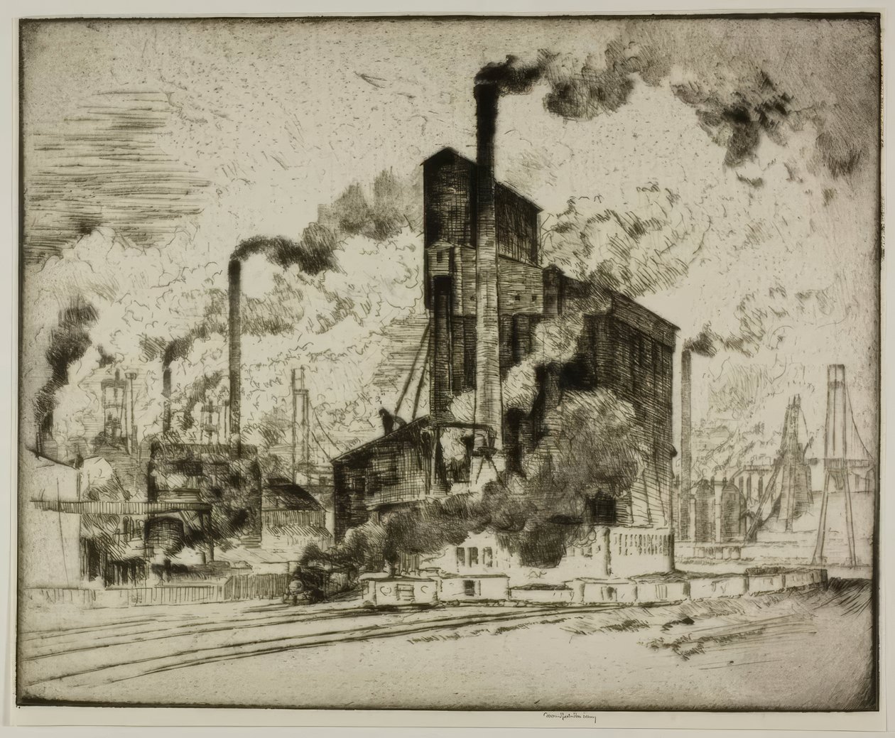 Den store heisen av Bror Julius Olsson Nordfeldt