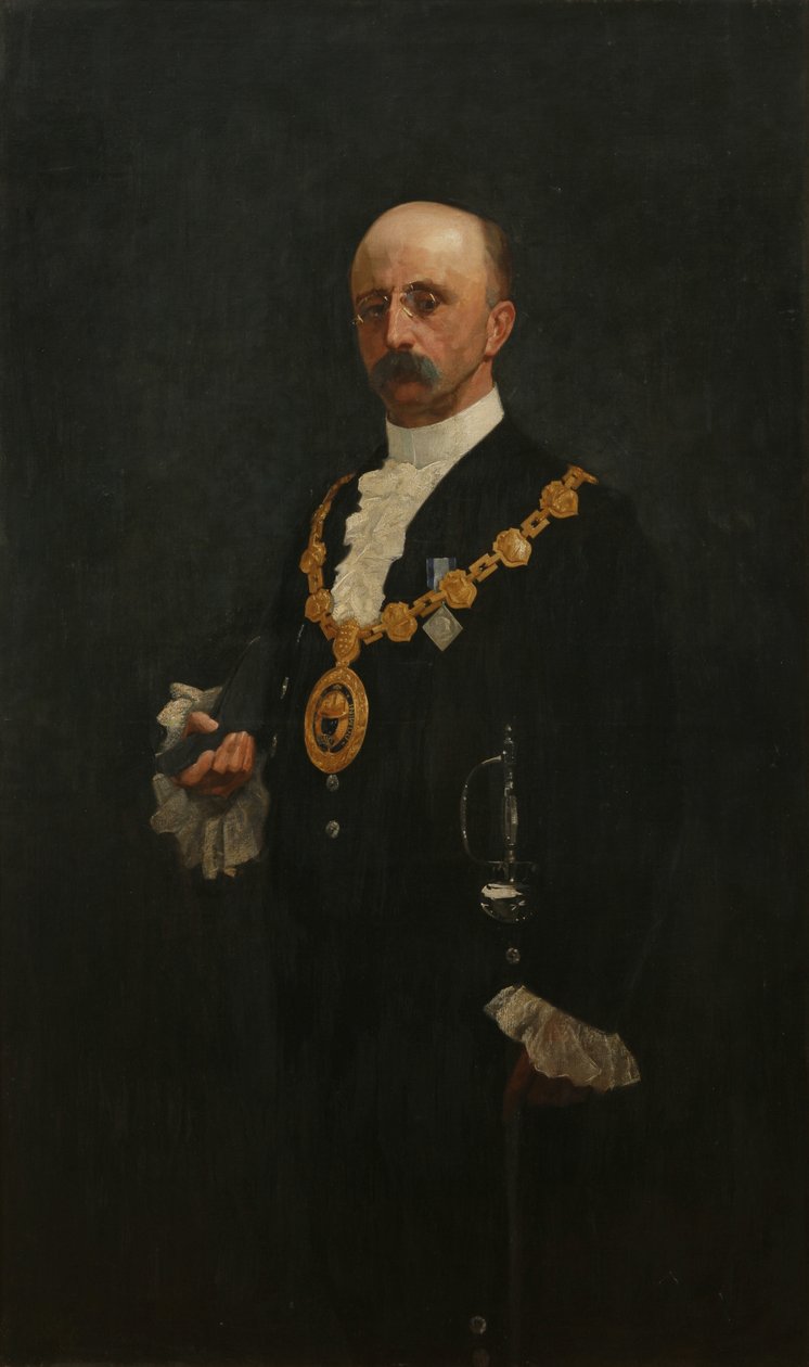Ordfører W. J. Bazeley, ca. 1895-97 (olje på lerret) av Bror. Kronstrand