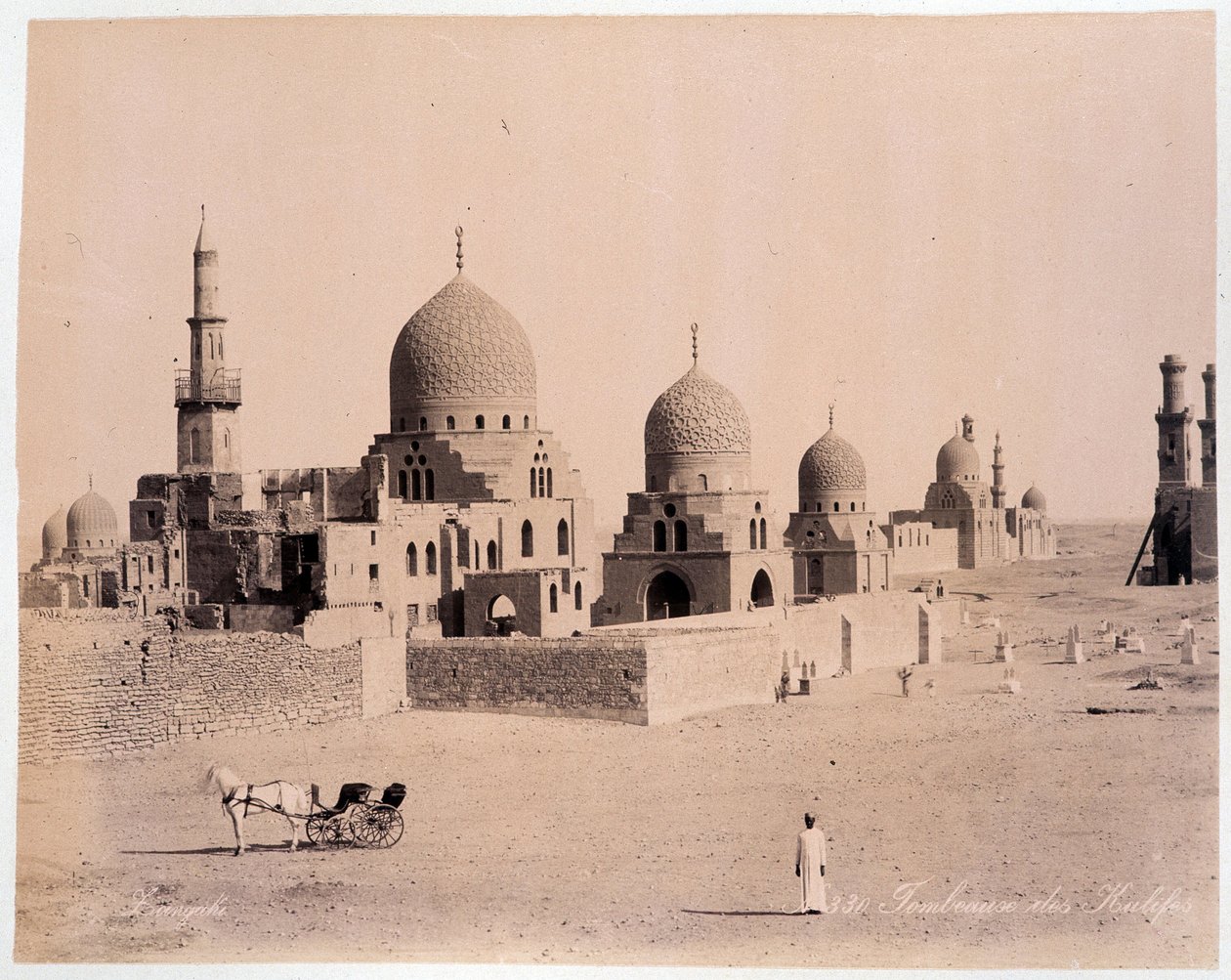 Egypt: graven til kalivene - fotografi av Zangali-brødrene, sent på 1800-tallet av Brothers Zangaki