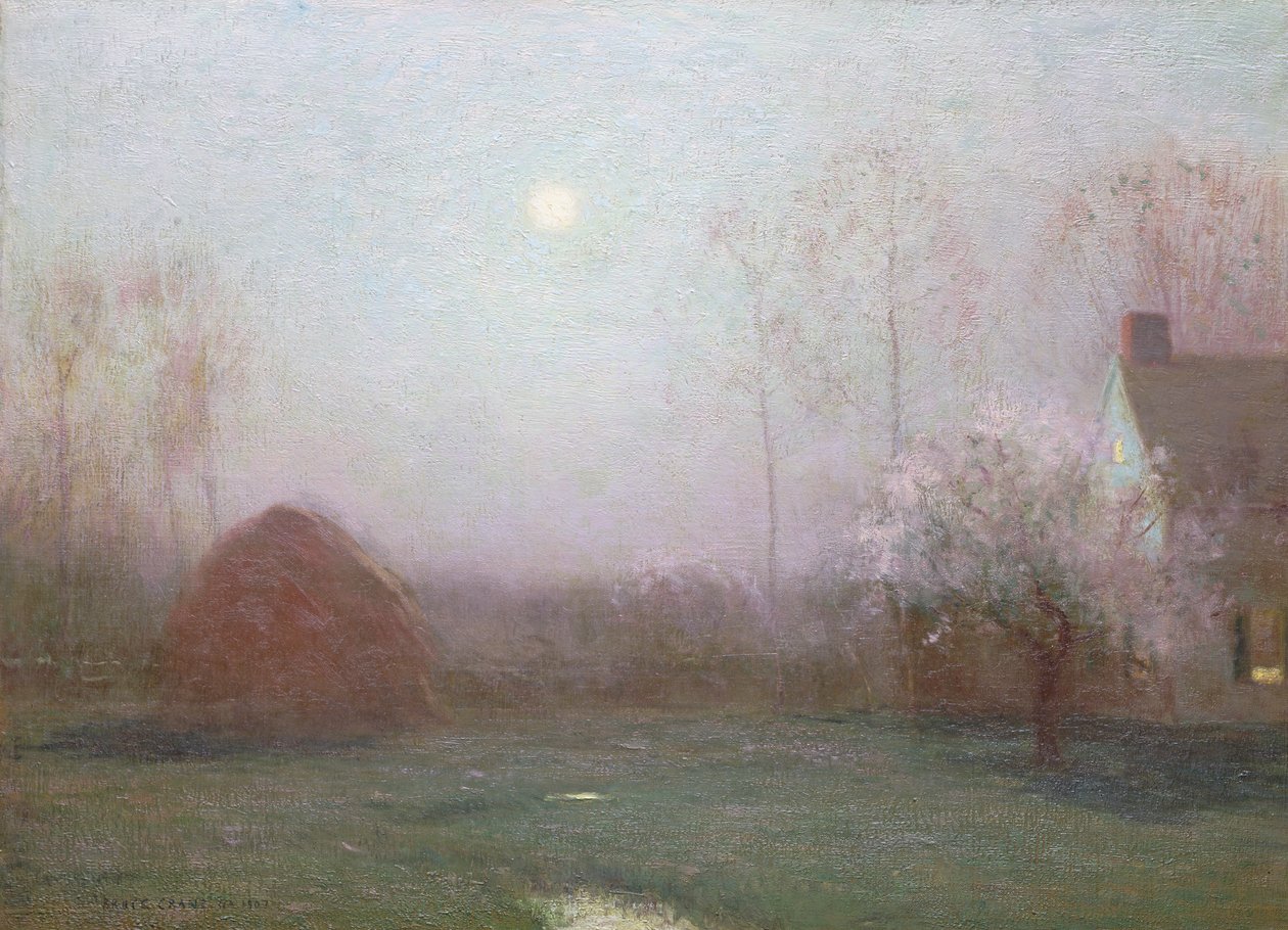 mai månen, 1907 av Bruce Crane