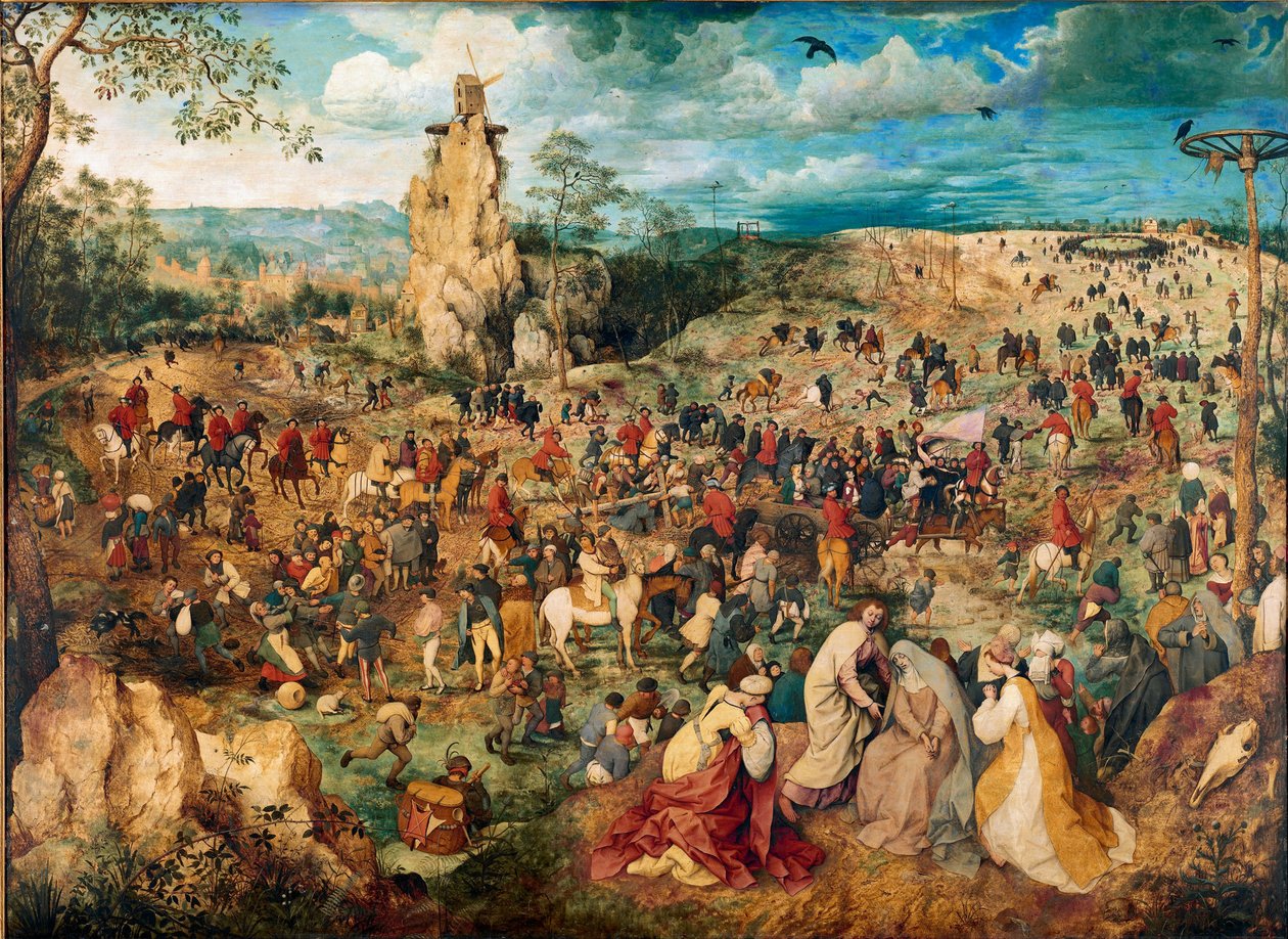 Kristus som bærer korset, 1564 av Bruegel