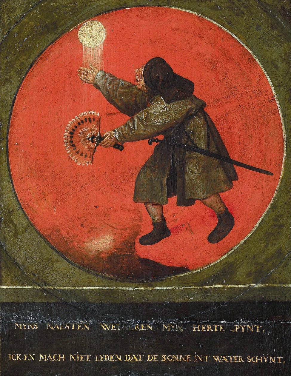 Mine naboers suksess irriterer meg. Jeg vil ikke at solen skal skinne på vannet., 1558. av Bruegel