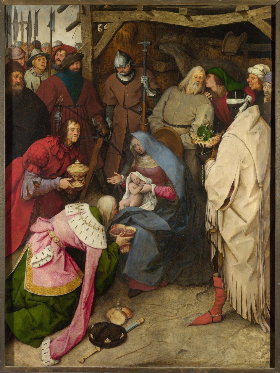 Kongenes tilbedelse, 1564 av Bruegel